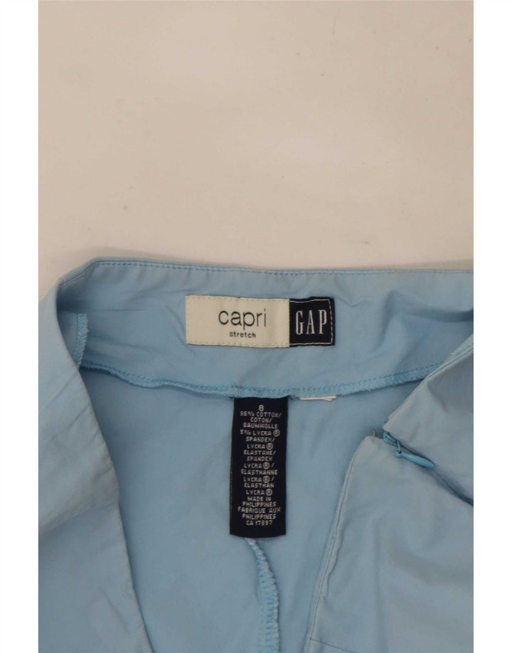 Gap Pantalones Capri para Mujer US 8 Medium W27 L23 Algodón Azul