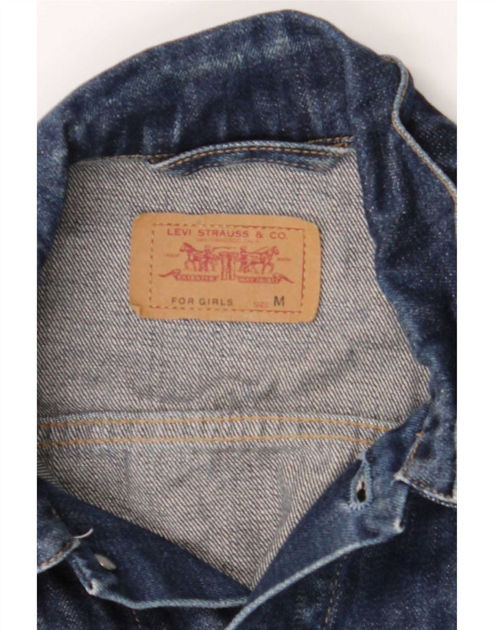 Levi's Chaqueta vaquera para mujer UK 12 Mediana Azul marino Algodón