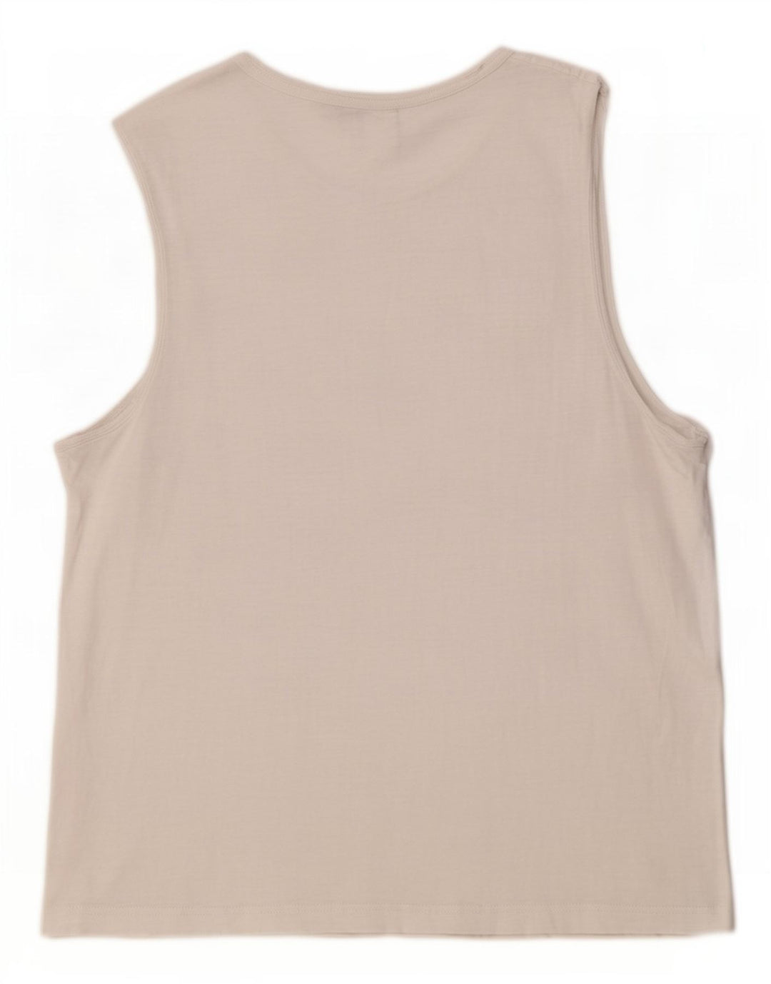 Zara Hombre Camiseta Sin Mangas Grande Blanco
