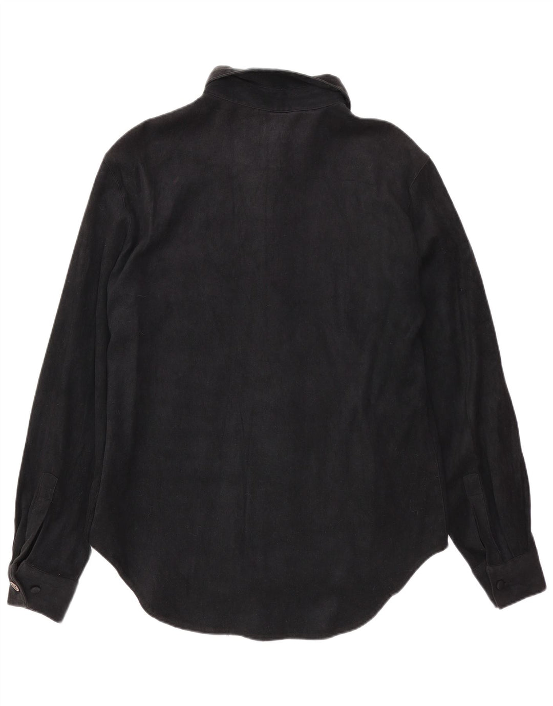 Armani Jeans Camisa Mujer UK 44 Grande Negro