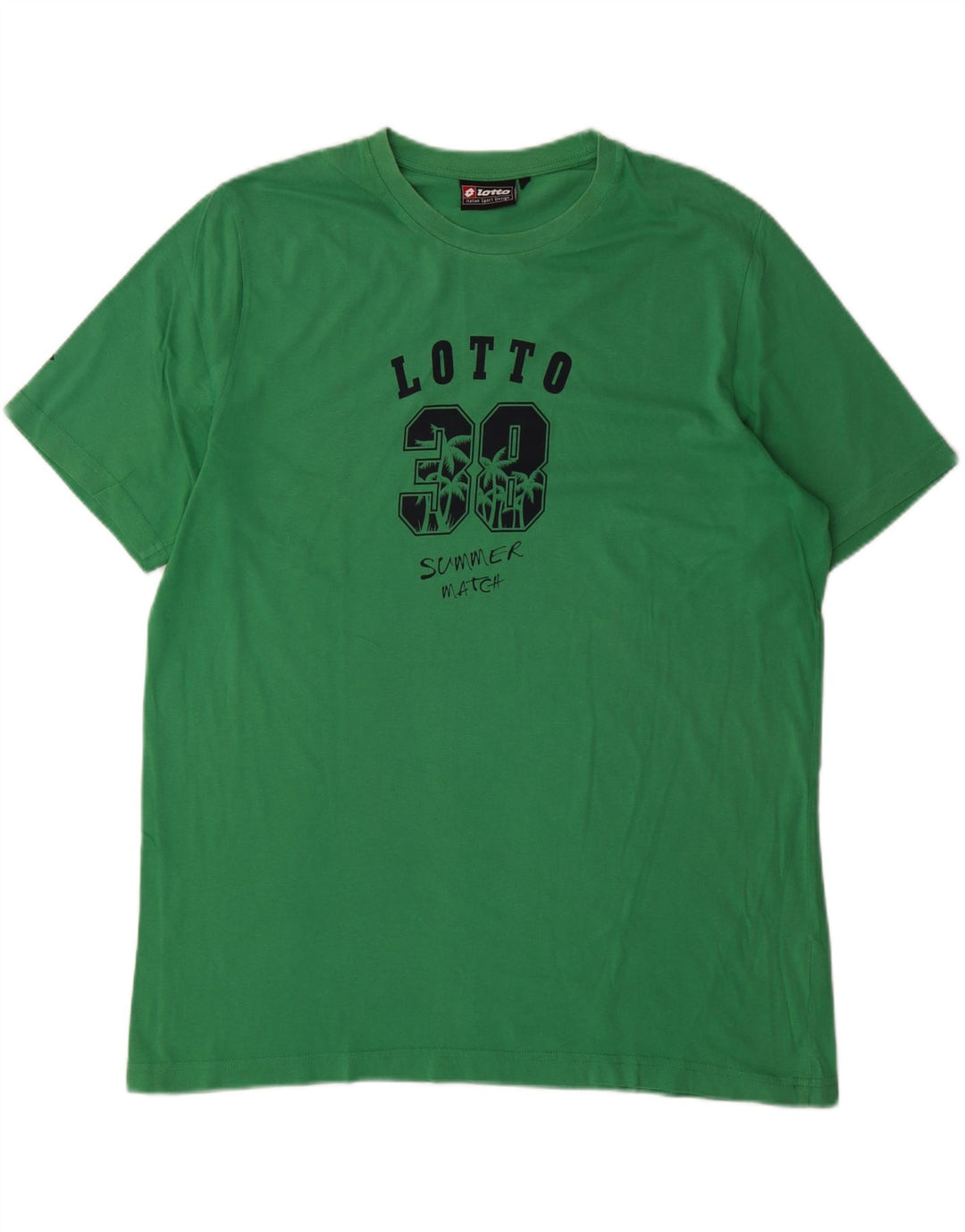 LOTTO Mens Graphic T-Shirt Top 2XL Green