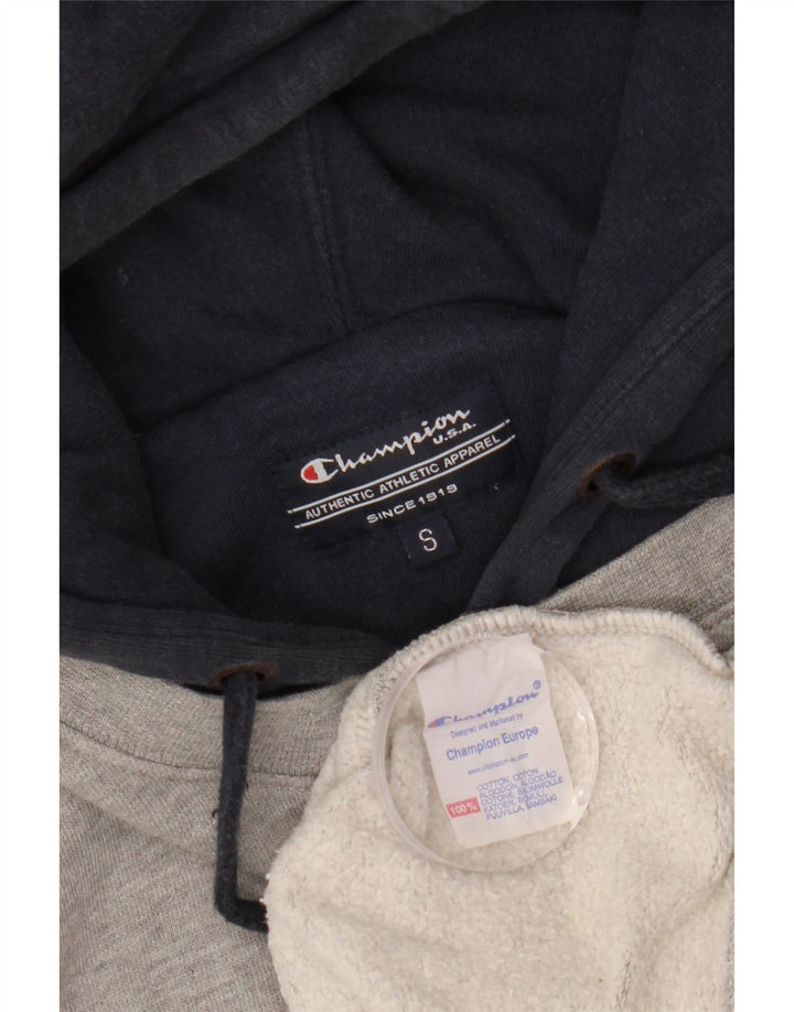 Champion Alabama Graphic Sudadera Con Capucha Jersey Pequeño De Algodón Gris Color Block