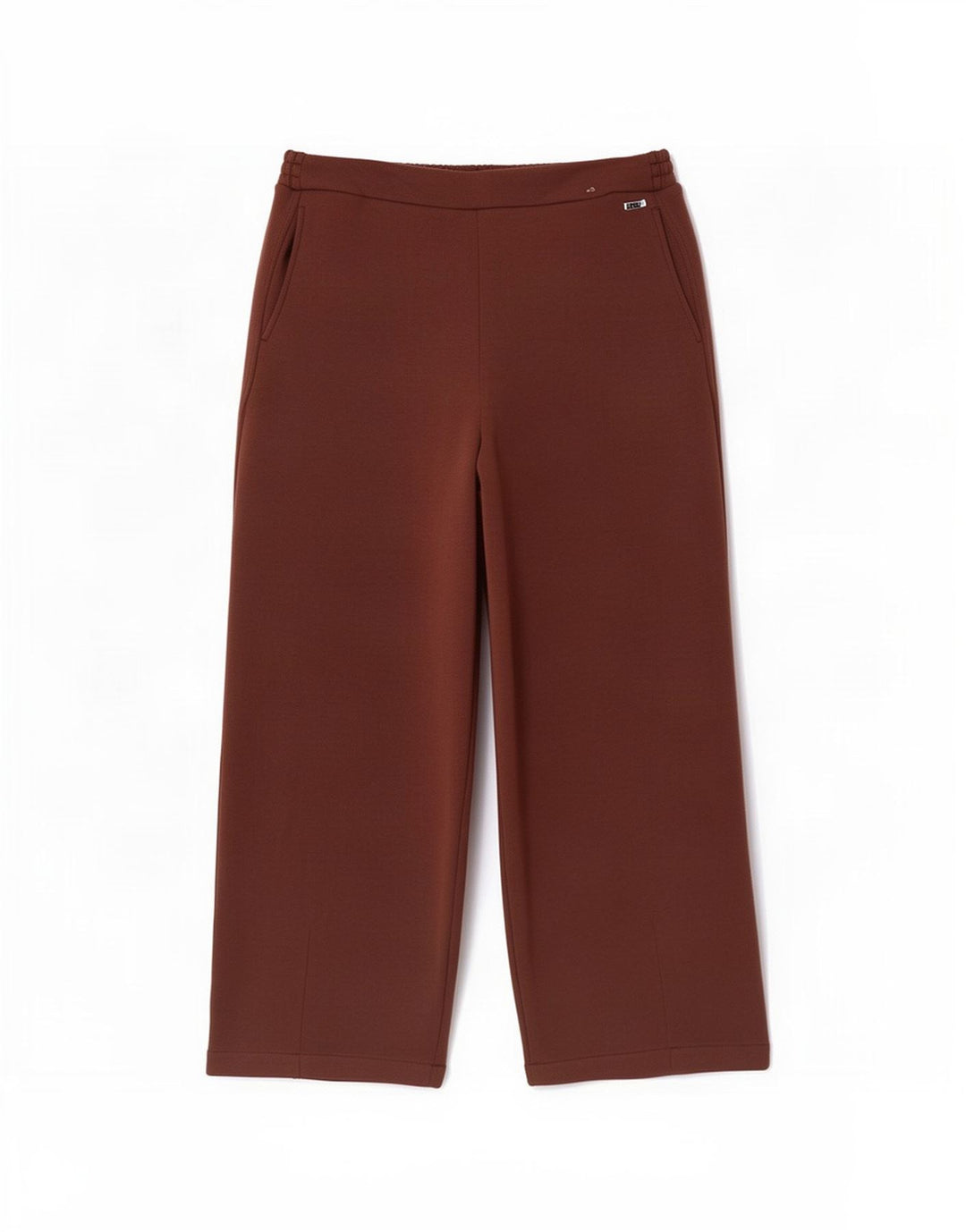 Marks & Spencer Pantalones de chándal cortos para mujer UK 44 Large Marrón Poliéster