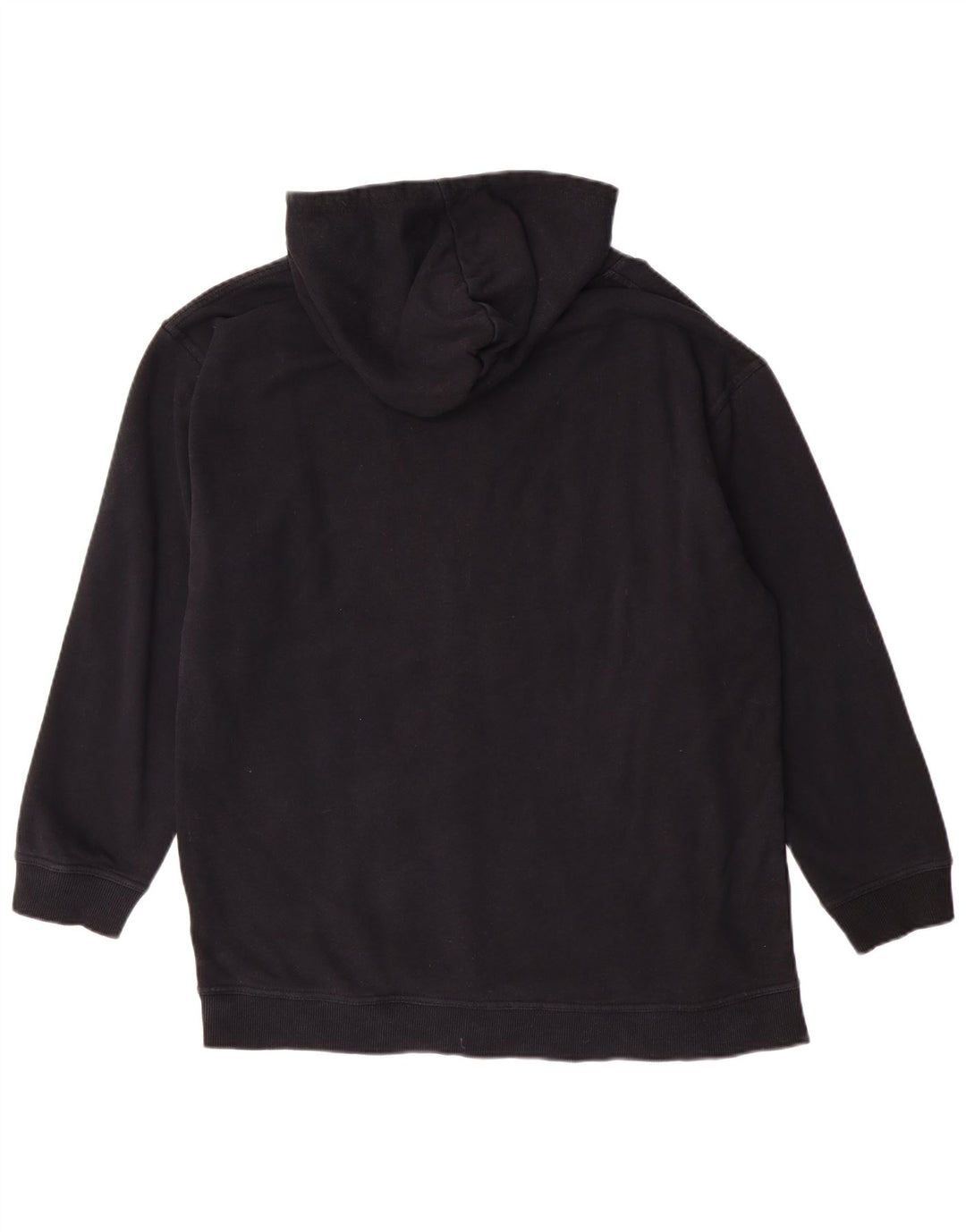 Kappa - Sudadera con capucha para mujer, diseño gráfico, talla 40, color negro