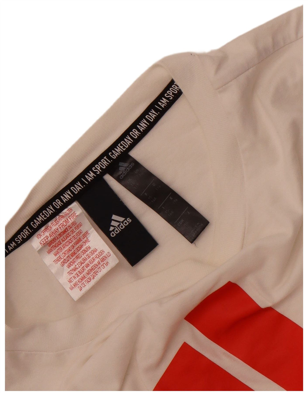 Adidas Camiseta gráfica para niños 15-16 años Off White