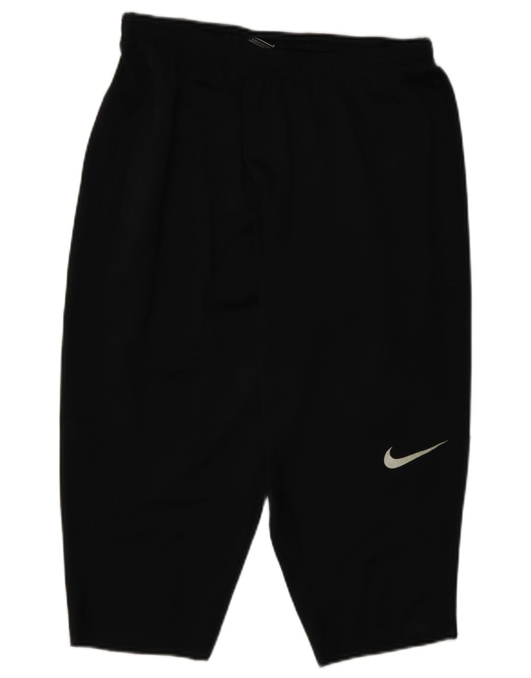 Nike Bermudas deportivas para hombre, pantalones cortos deportivos de poliéster negro mediano