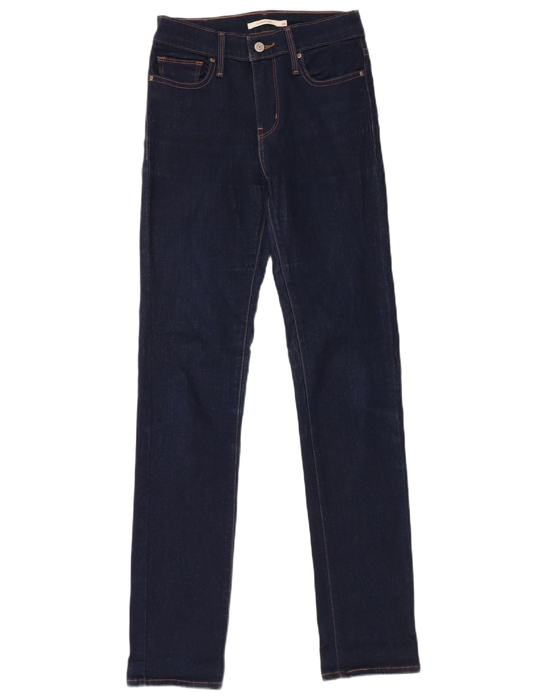 Levi's Vaqueros Slim Adelgazantes Mujer W26 L32 Algodón Azul Marino