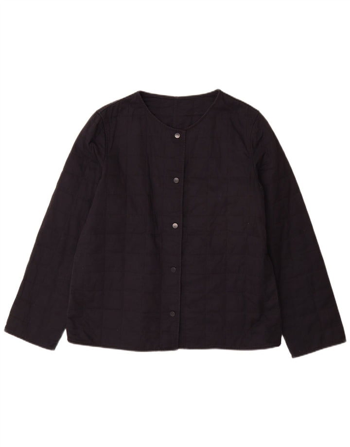 Chaqueta acolchada para mujer Cos EU 40 Algodón azul marino mediano