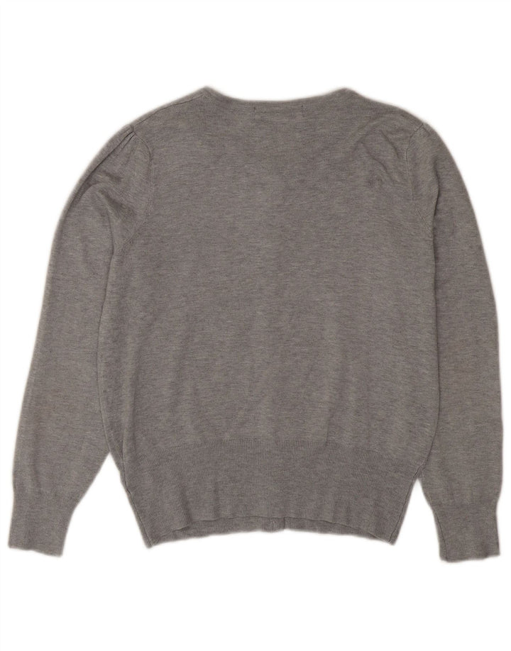 Marks & Spencer - Cárdigan para mujer, talla 40, viscosa gris medio
