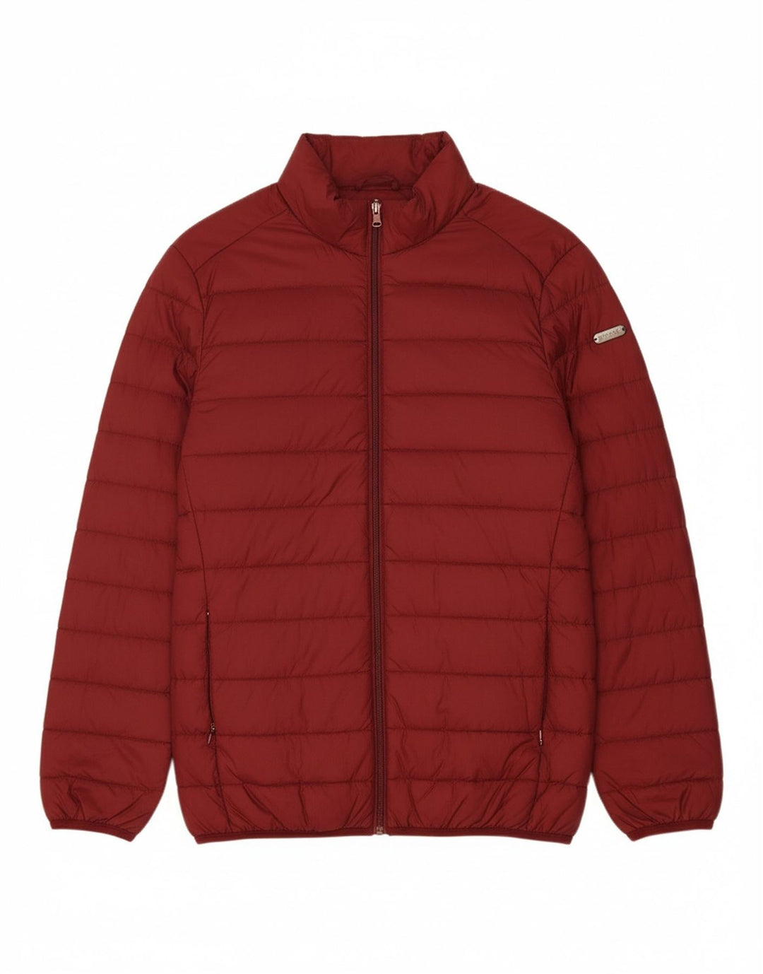 TRUSSARDI Mens Padded Jacket UK 44 2XL Red Nylon