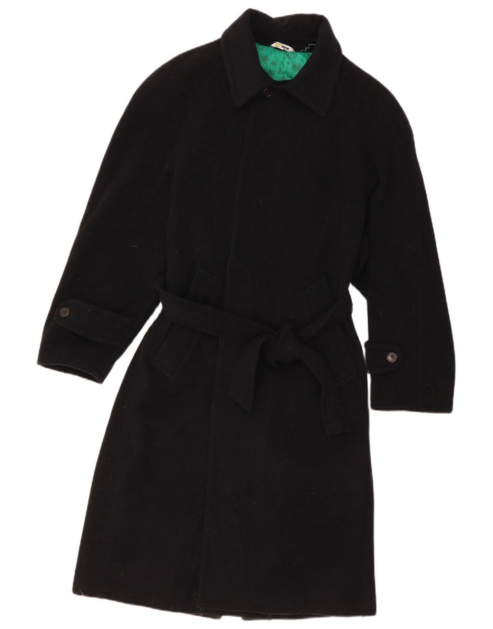 POP 84 Abrigo para hombre UK 36 Small Black Wool