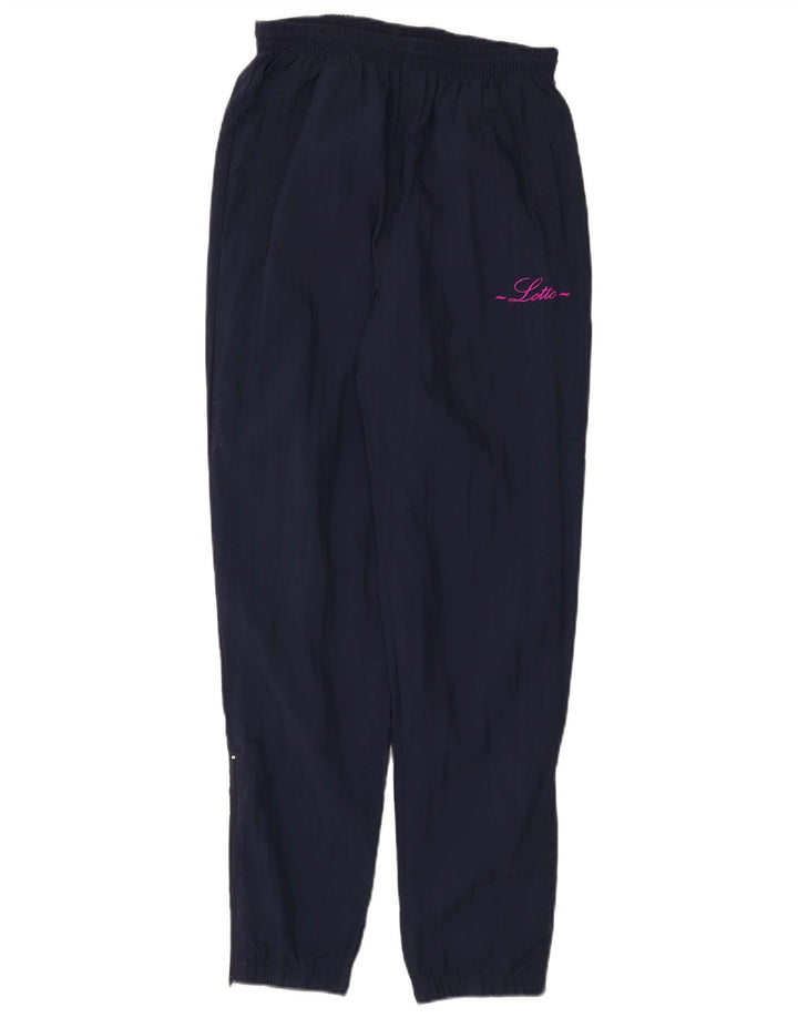 Pantalones De Chándal Lotto Hombre Joggers Medium Azul Marino Nylon