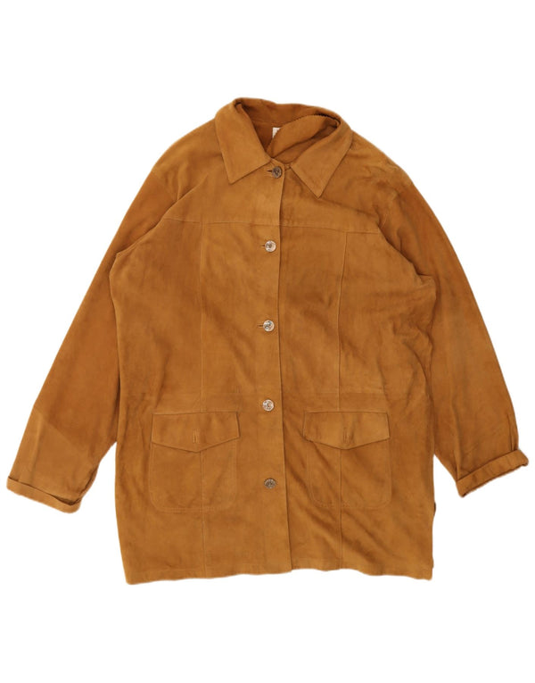 Chaqueta de ante vintage para mujer IT 50 XL Marrón