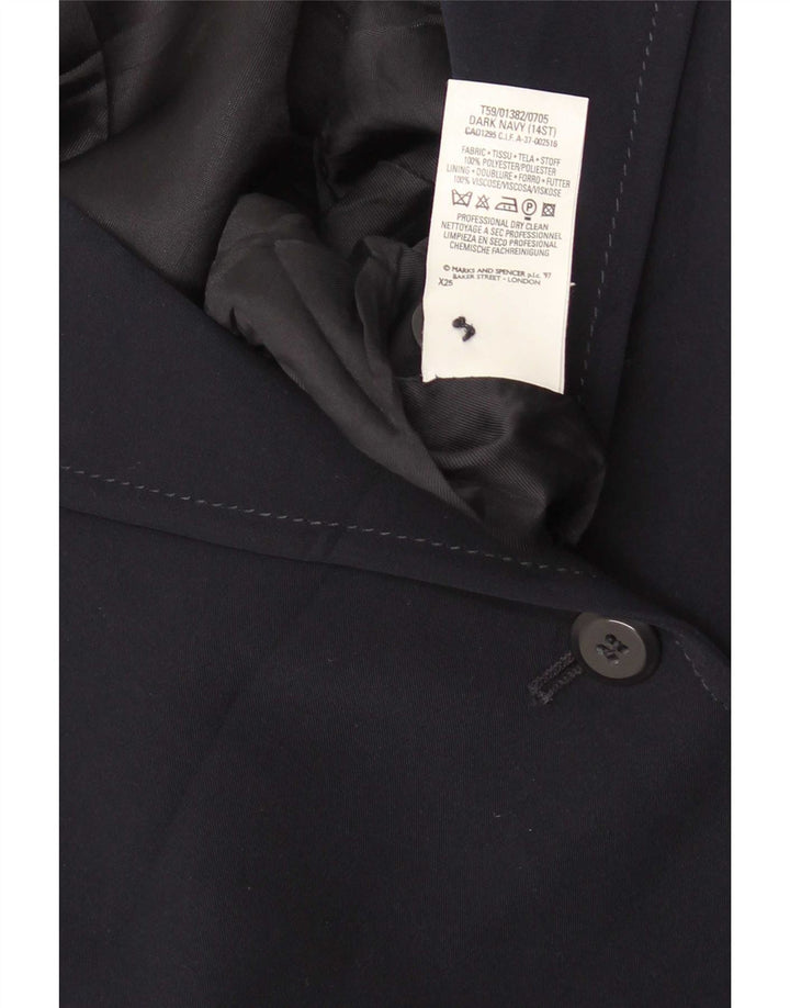 Marks & Spencer Abrigo St. Michael para mujer Reino Unido 44 Grande Poliéster azul marino