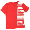 Puma Camiseta gráfica para hombre Top Small Red Cotton