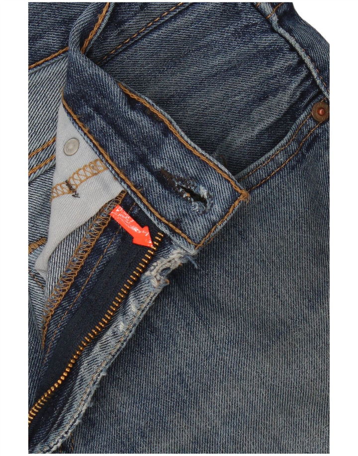 Levi's Jeans rectos desgastados 505 para hombre W33 L30 Algodón azul