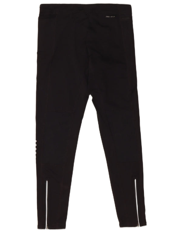 Nike Dri Fit Pantalones de chándal para Mujer UK 44 Mediano Negro Poliéster