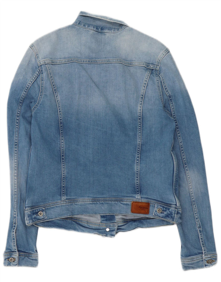 PEPE Jeans Chaqueta vaquera para mujer UK 44 Grande Algodón azul