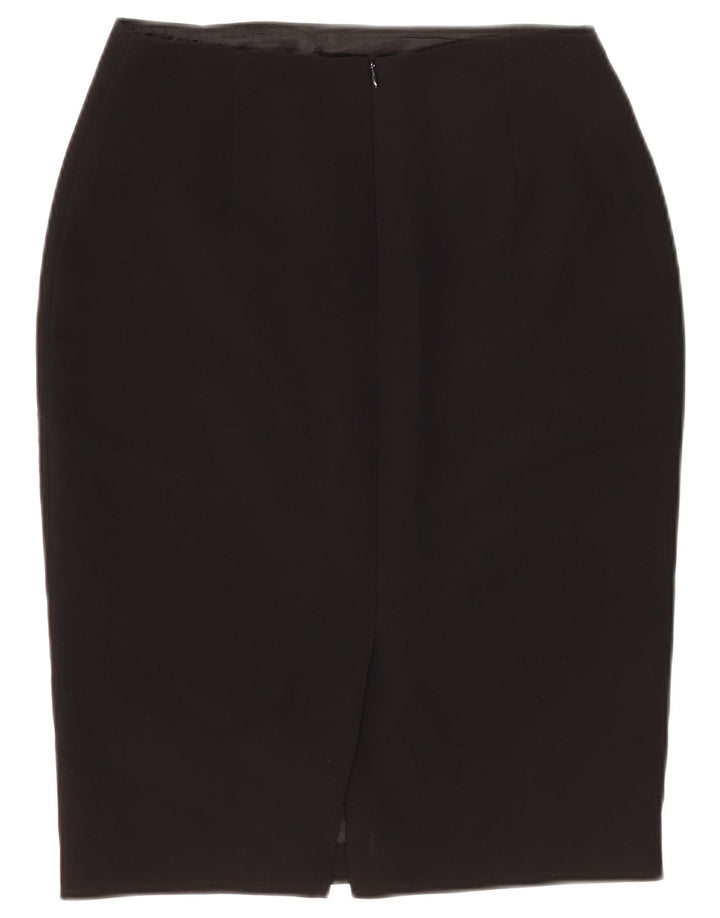 Hobbs Falda lápiz para mujer UK 10 Small W28 Poliéster negro