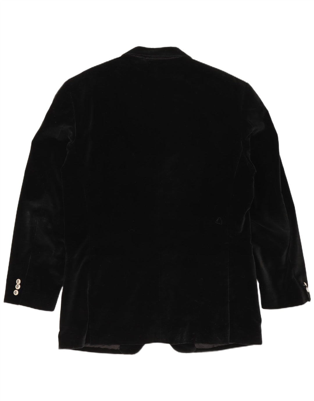 Versace Chaqueta tipo blazer de terciopelo con 4 botones para hombre IT 52 XL Algodón negro