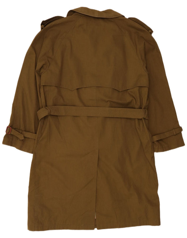 CERRUTI 1881 Gabardina holgada para hombre IT 46 Small Caqui