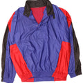 NIKE Chaqueta cortavientos holgada para hombre UK 44 2XL Azul Colorblock