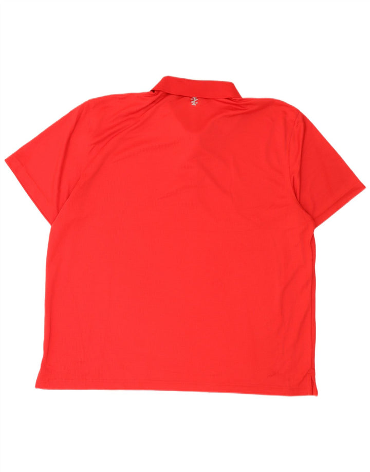 IZOD Polo Hombre 2XL Poliéster Rojo