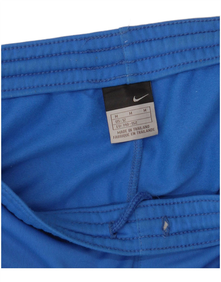 NIKE Pantalones de chándal gráficos para niños 10-11 años Azul Medio Colorblock