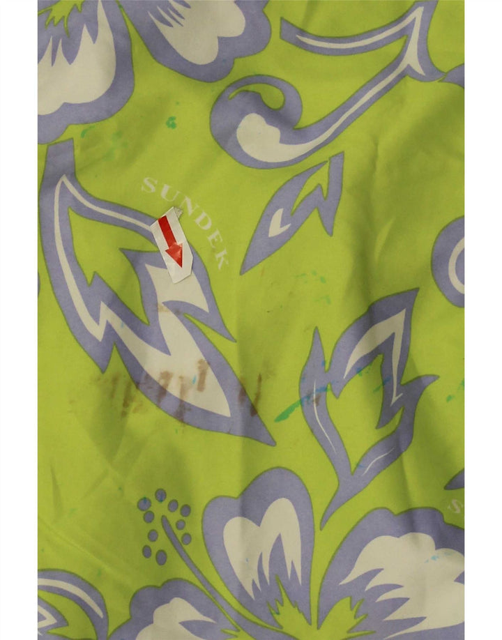 Sundek Bañador Hombre XL Verde Floral Poliéster