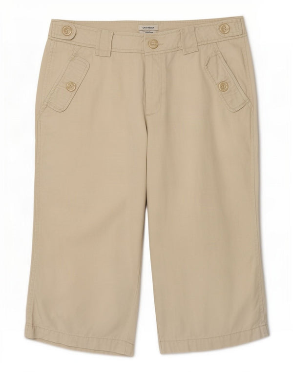 Dockers Bermudas de ajuste favorito para mujer US 8 Medium W30 Algodón beige