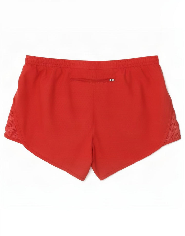 Nike - Pantalones cortos deportivos para mujer, talla 44, poliéster rojo mediano