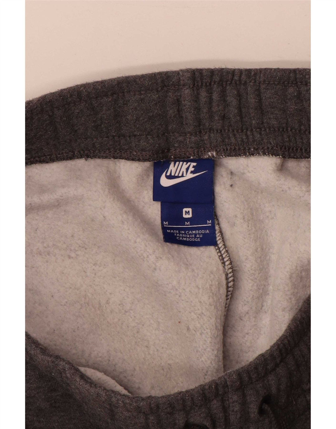 Pantalón De Chándal Nike Hombre Joggers De Algodón Moteado Gris Medio