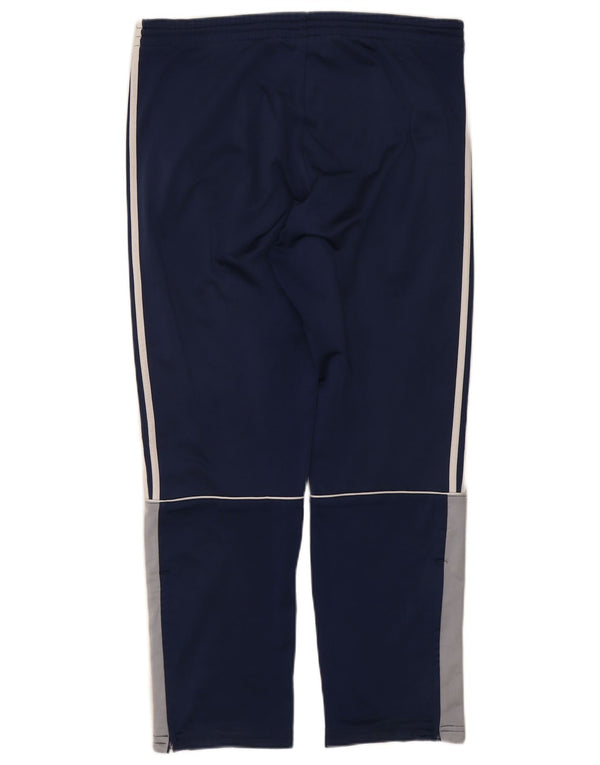 Adidas Pantalones de chándal para hombre UK 36/38 Small Azul marino Colorblock
