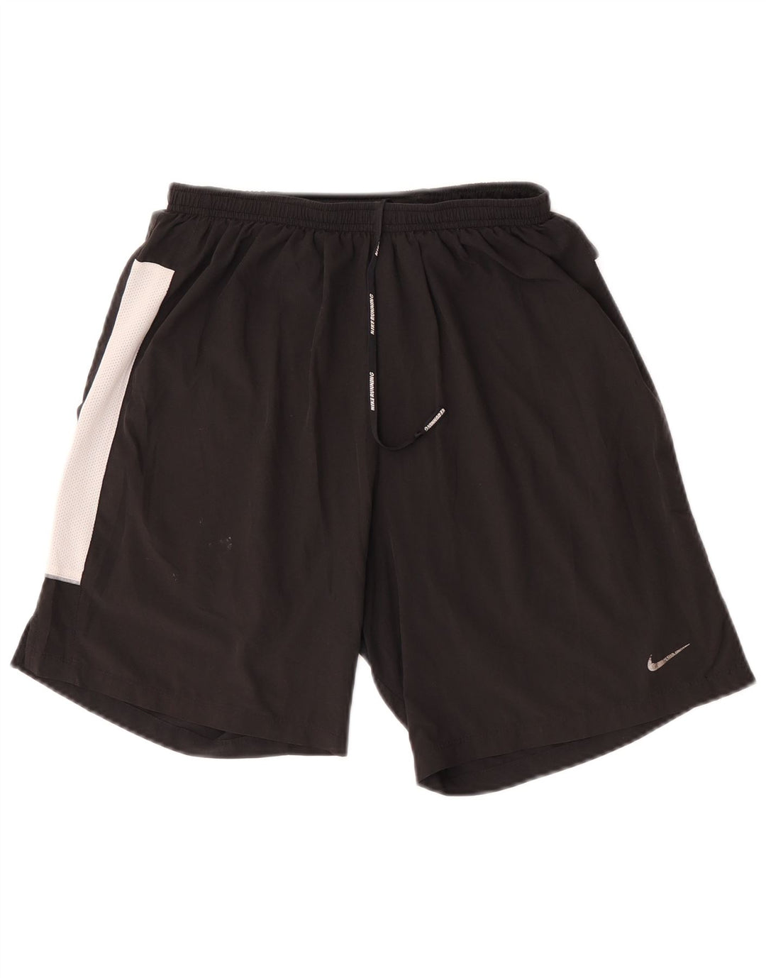Nike - Pantalones cortos deportivos para hombre (talla pequeña), color negro y poliéster