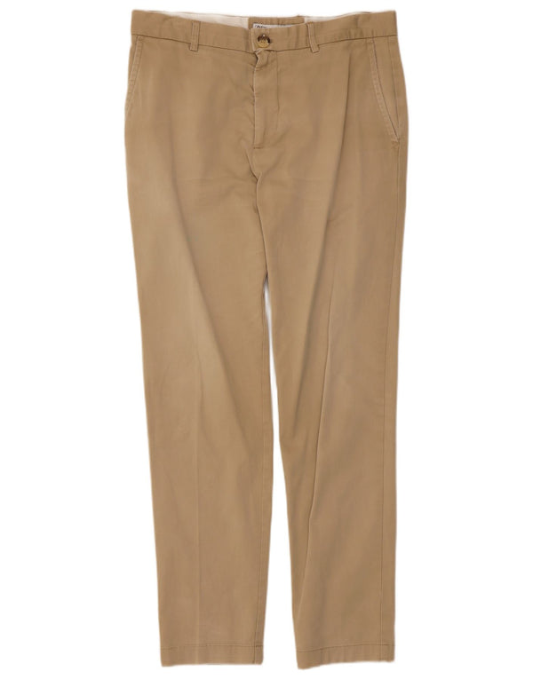 Zara Mens Slim Chino Pantalones EU 42 Large W32 L29 Beige