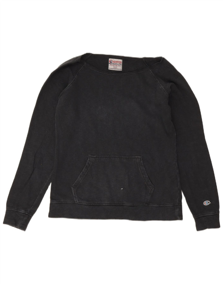 Champion Heritage - Sudadera extragrande para mujer, talla 10, color negro