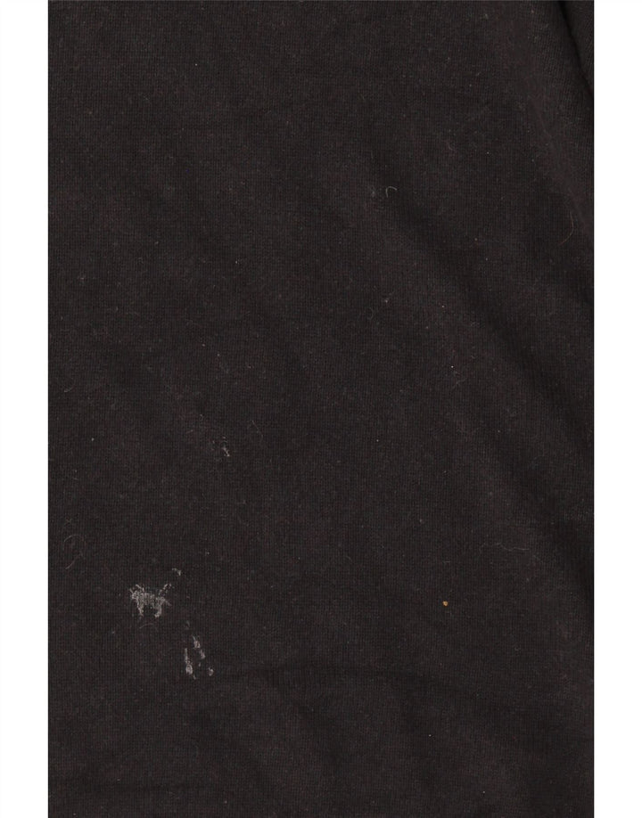 Zara Hombre Jersey De Cuello Redondo Suéter Pequeño Negro