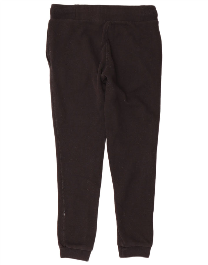 SUPERDRY Pantalones de chándal con estampado gráfico para mujer Joggers UK 6 XS Algodón negro