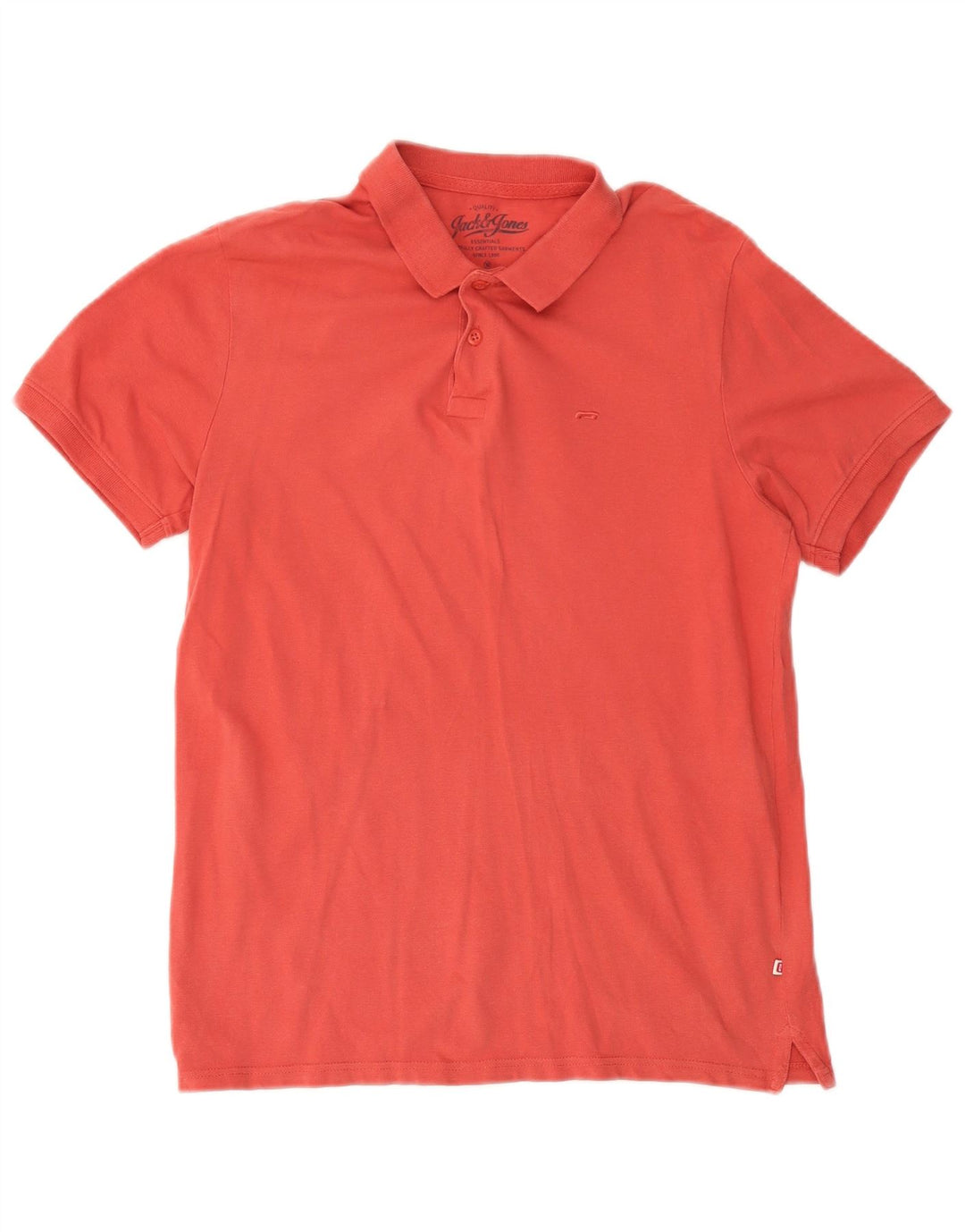 JACK & JONES Polo Hombre Algodón Rosa Medio