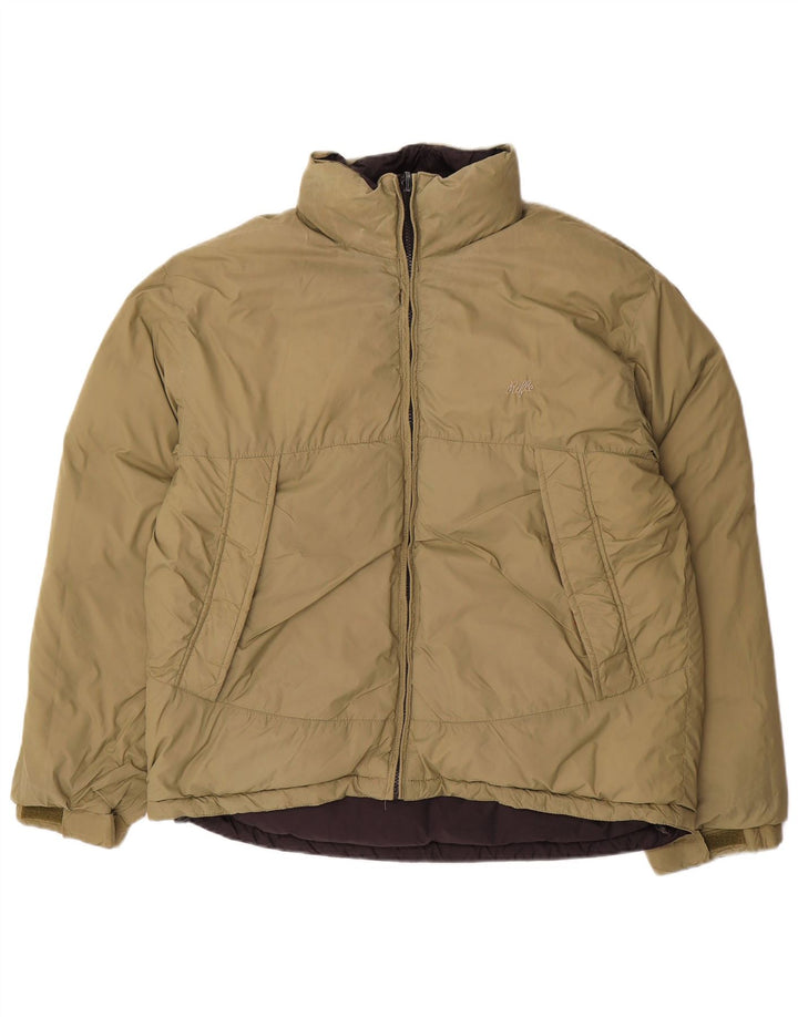 Rifle Chaqueta acolchada reversible para hombre UK 38 Mediana Poliamida negra
