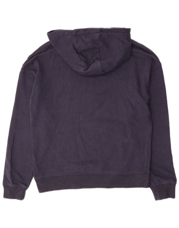 Jack Wills Jersey con capucha de gran tamaño para mujer con gráfico UK 6 XS Azul marino Algodón