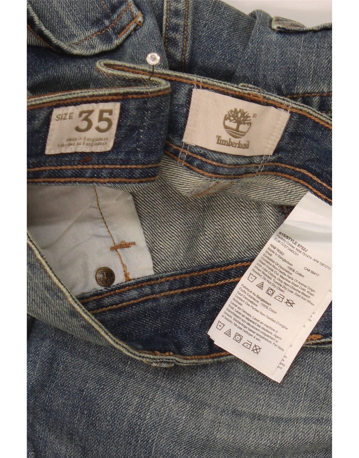 Timberland Vaqueros rectos para hombre W35 L33 Algodón azul