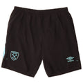 Pantalones Cortos Deportivos Umbro Hombre Poliéster Negro Mediano