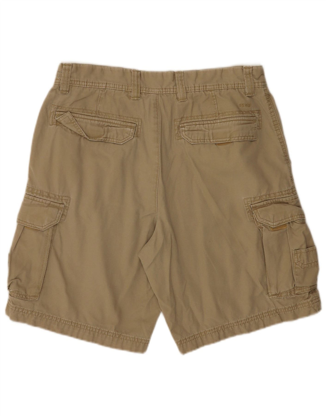 IZOD Pantalones cortos cargo de agua salada para hombre W34 Algodón beige grande