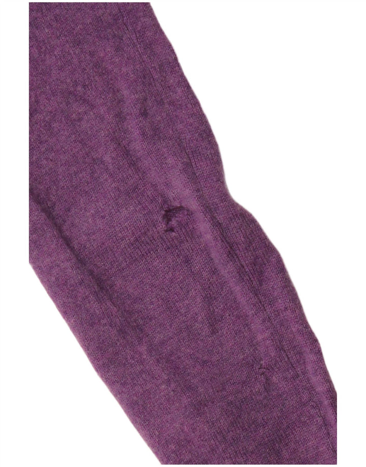 Joyful - Jersey con cuello vuelto para mujer, talla 40, color morado