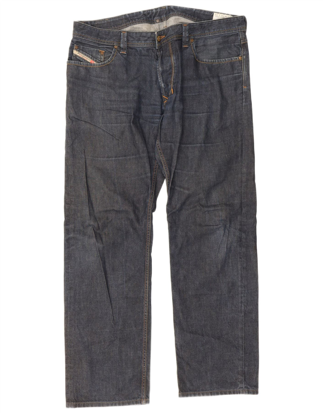 Diesel Hombre Larkee Regular Jeans Rectos W38 L32 Algodón Azul