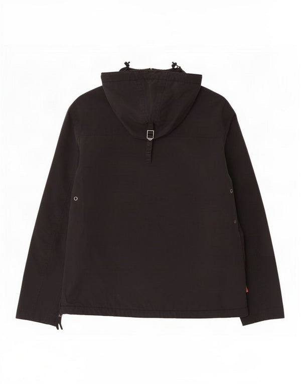 Napapijri Chaqueta anorak con capucha y gráfico para hombre UK 42 XL Poliéster negro