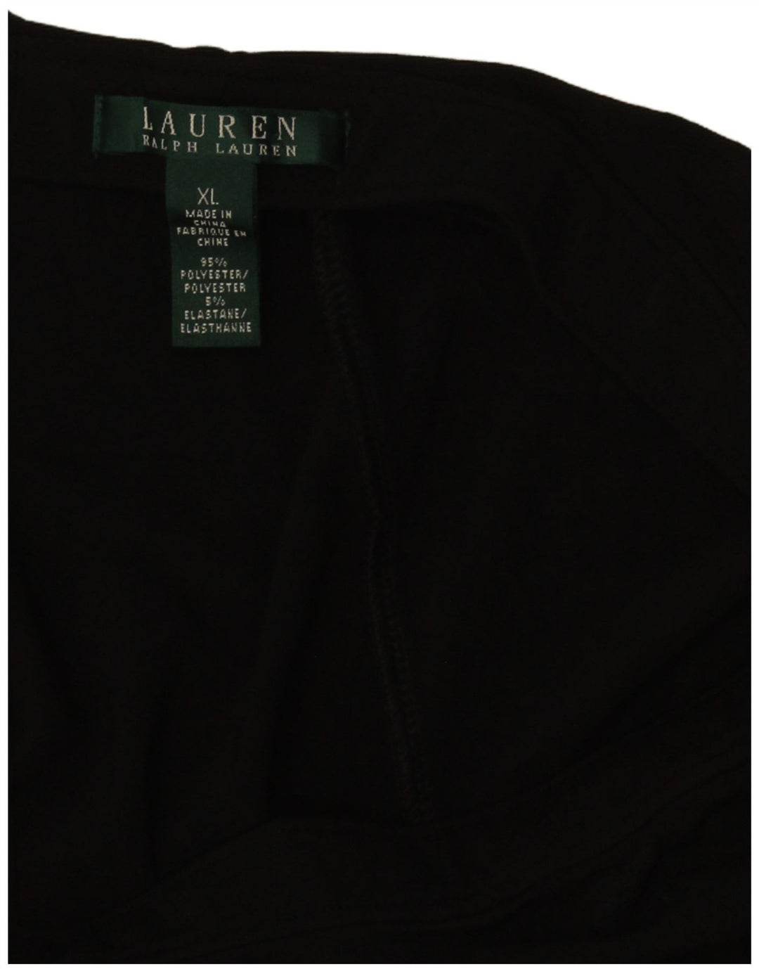 Ralph Lauren Mujer Cullotes Shorts XL W40 Negro Poliéster