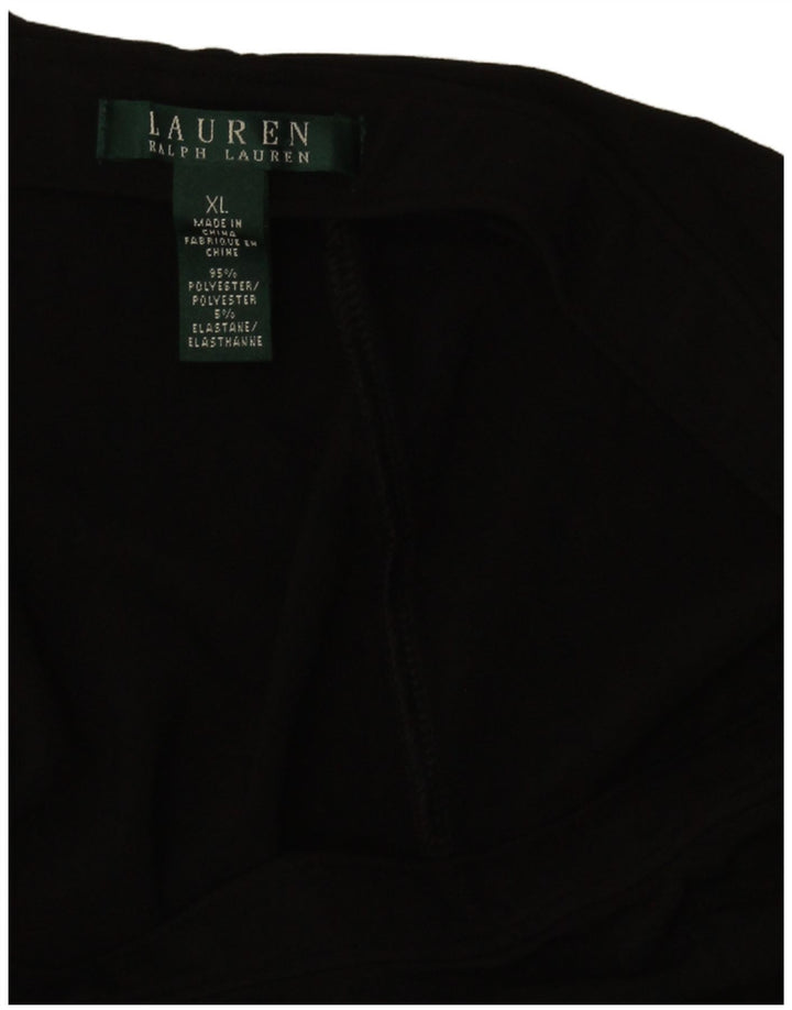 Ralph Lauren Mujer Cullotes Shorts XL W40 Negro Poliéster