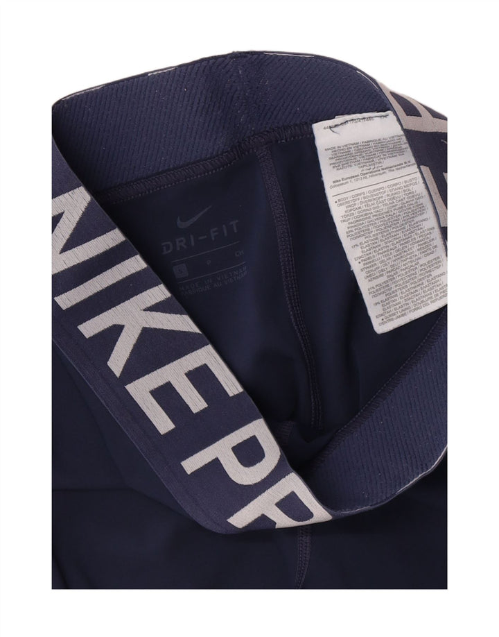 Nike Leggings Dri Fit Graphic para mujer UK 8 Small Poliéster azul marino